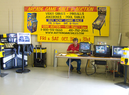 Auction Games Sales's stand