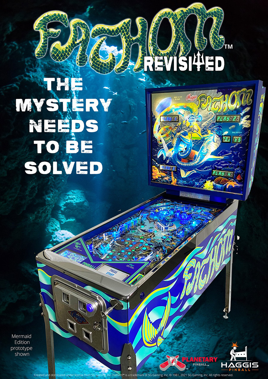 FATHOM REVISITED ANNOUNCED – Welcome to Pinball News – First & Free