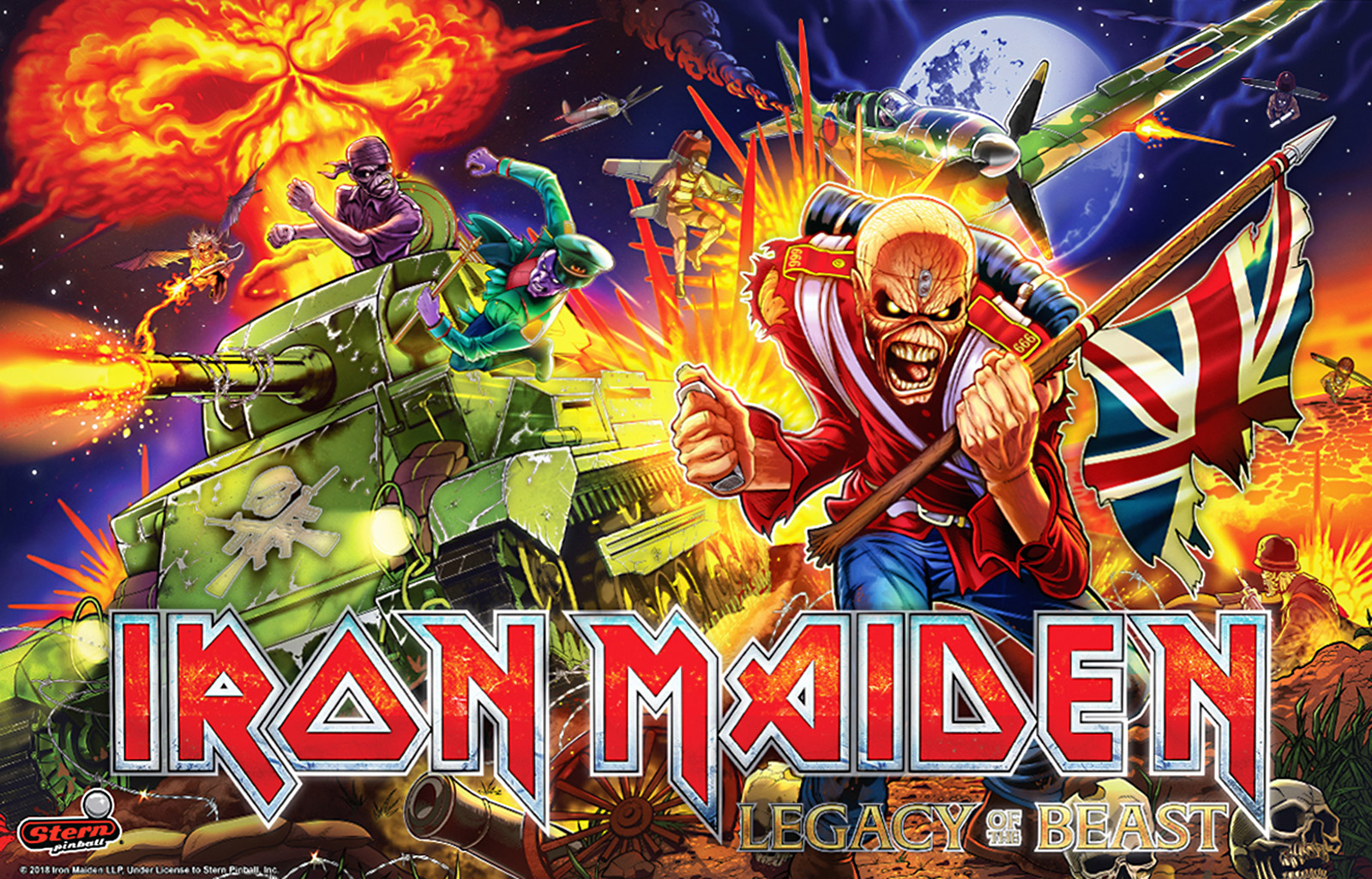IRON MAIDEN LE UNVEILED – Welcome to Pinball News – First & Free