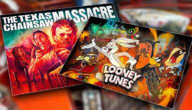 Texas Chainsaw Massacre and Loony Tunes from Spooky Pinball