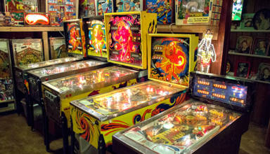 Games at the Lone Star Pinball Museum