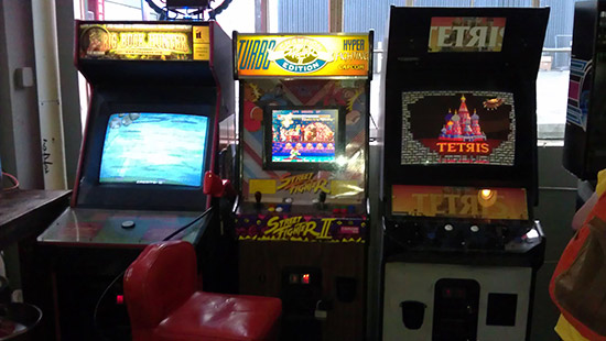 Big Buck Hunter, Street Fighter II and Tetris