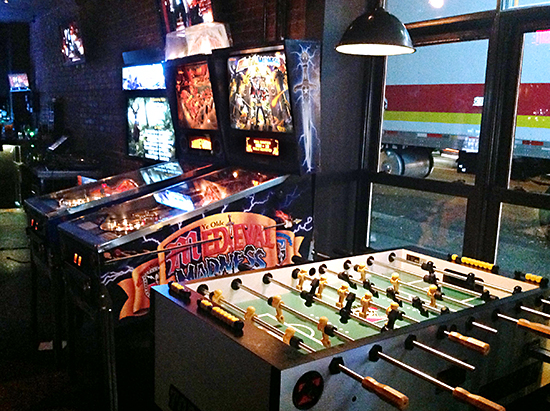 The pub's two games