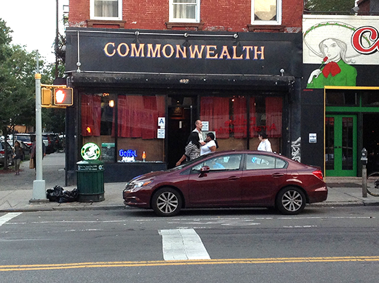 Commonwealth bar on 5th Avenue in Brooklyn