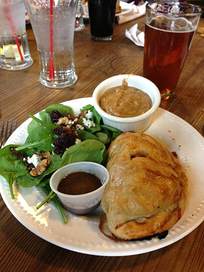 Cornish Pasties are served at the Old Dog