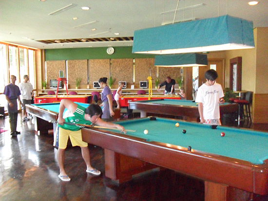 Some of the other activities at the resort