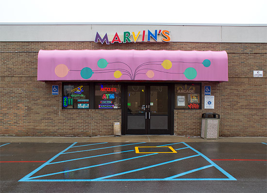 The front of Marvin's Museum