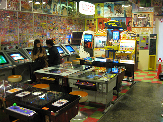 Vintage video games are also available