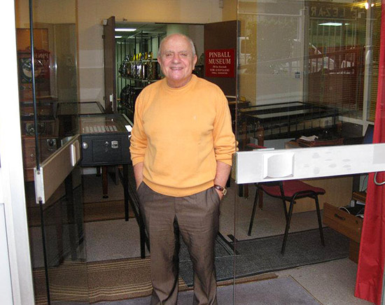 Raphaël Lankar at the entrance to his museum