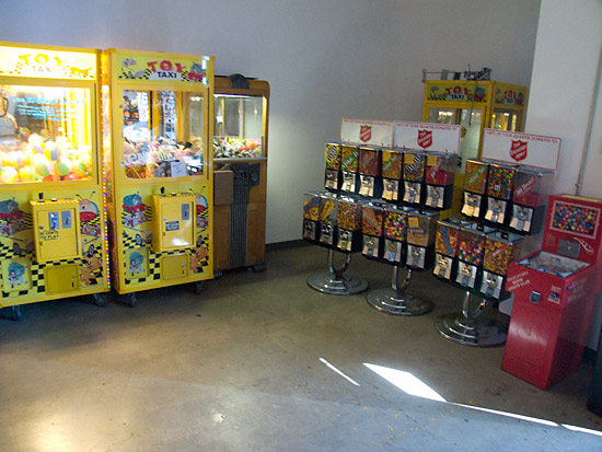 Assorted vending machines with proceeds going to the Salvation Army