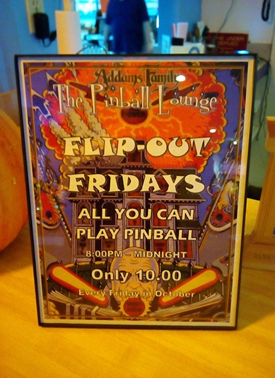 All you can eat pinball on Fridays