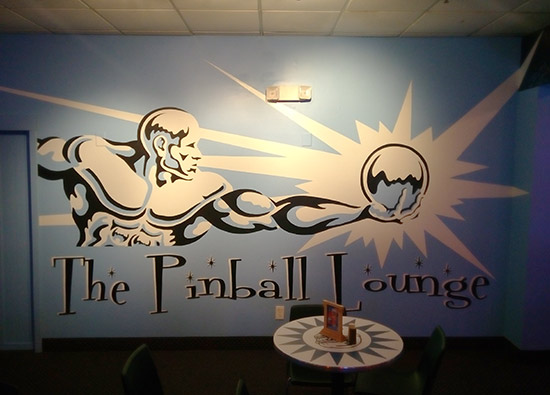 The Pinball Lounge mural