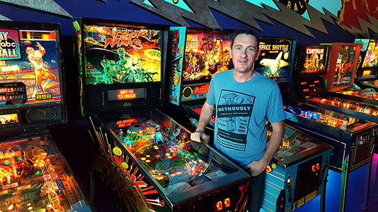 Retrovolt Arcade owner, Bob Elson