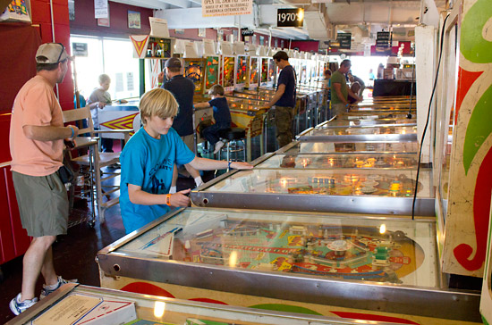 Pinball enjoyed by players of all ages