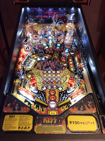The new game's playfield