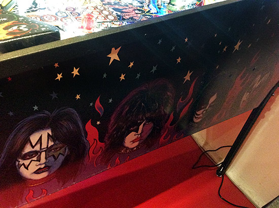 The cabinet artwork