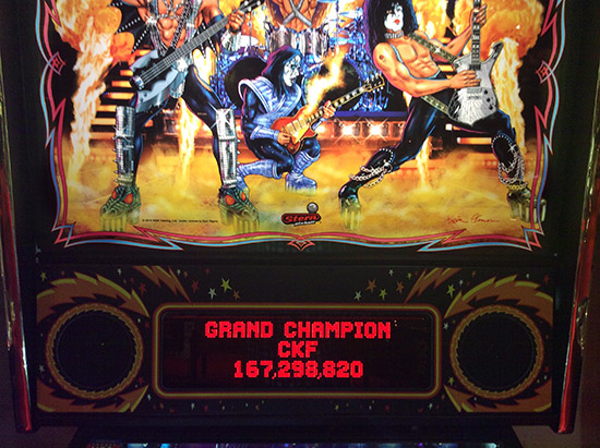 The first Grand Champion score