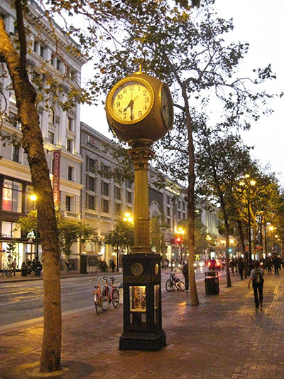 Samuels Clock on Market Street