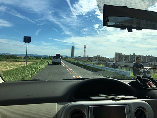 On the road towards Nagoya 