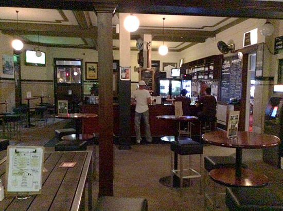 Inside The Warren View Hotel bar